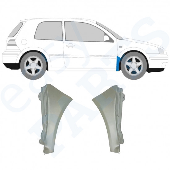 VW GOLF MK4 1997-2006 REPARATIEPANEEL VOORVLEUGEL / SET