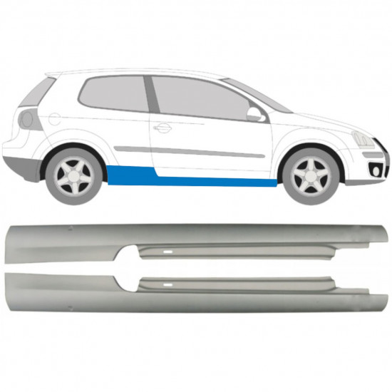 Reparatie dorpel voor VW Golf 5 2003-2009 / Links + Rechts / Set 9231