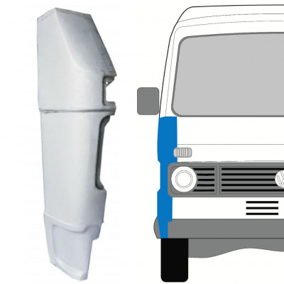 Reparatiepaneel voor hoek voor Volkswagen LT 1975-1996 / Rechts 7942