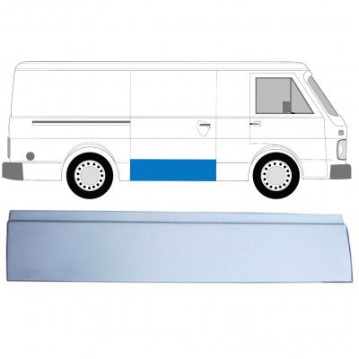 Interne reparatie achterste deuren voor Volkswagen LT 1975-1996 / Rechts 9008