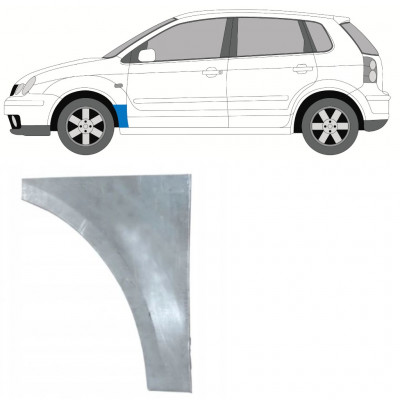 Reparatiepaneel voorspatbord voor VW Polo 2001-2009 / Links 9108