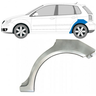 Reparatiepaneel achterspatbord voor VW Polo 2001-2009 / Links 5102