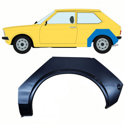 VW POLO 1975-1981 ACHTERSTE WIELKAST REPARATIE PANEEL / LINKS