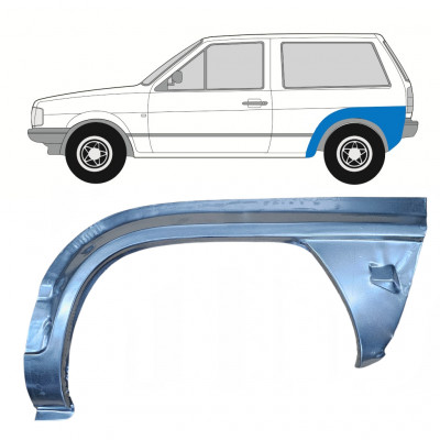 VW POLO 1981-1984 WIELKAST REPARATIE PANEEL / LINKS