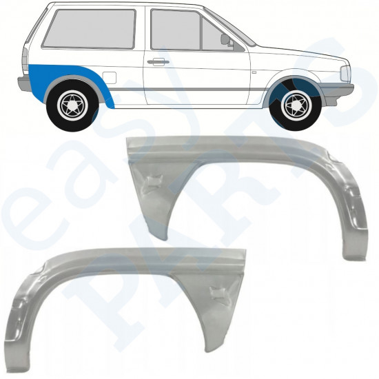 VW POLO 1981-1984 WIELKAST REPARATIE PANEEL / SET