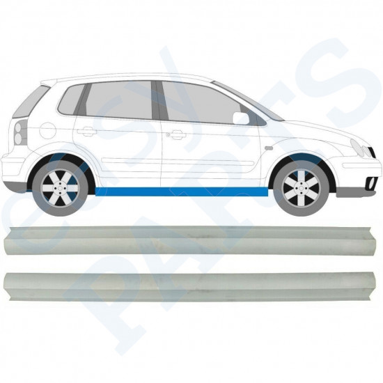 Reparatie dorpel voor VW Polo 2001-2009 / Links = Rechts (symmetrisch) / Set 10491