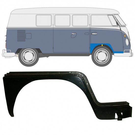 Volkswagen Transporter T1 1950-1967 Voorspatbord reparatiepaneel / Rechts