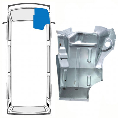 VW T3 1979-1992 VLOER VOOR REPARATIEPANEL / RECHTS