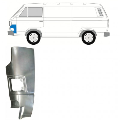 VW T3 1979-1992 VOOR HOEK REPARATIE PANEEL / LINKS