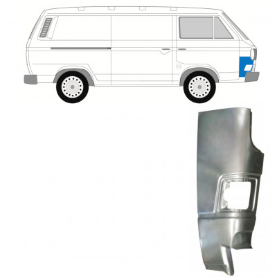 VW T3 1979-1992 VOOR HOEK REPARATIE PANEEL / RECHTS