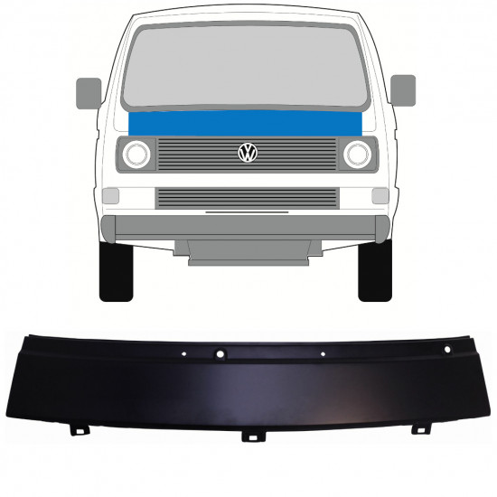 Reparatie paneel paravan voor Volkswagen Transporter T3 1979-1992 11183