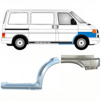 Reparatiepaneel dorpel + voorste wielkast + voorste spatbord voor VW Transporter T4 1996- / Rechts / Set 10041