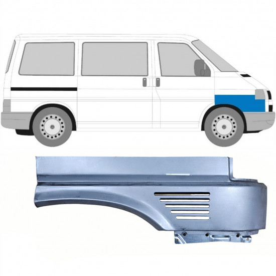 VW T4 1996-2003 REPARATIEPANEEL VOORVLEUGEL / RECHTS