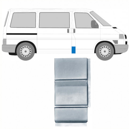 VW T4 1990-2003 CENTRALE PIJLER REPARATIE PANEEL / RECHTS = LINKS