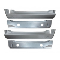 Binnen + buiten reparatiepaneel voor dorpel voor VW Transporter T4 1990-2003 / Set 9907