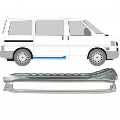 Schuifdeur dorpel reparatiepanel  voor VW Transporter T4 1990-2003 / Rechts / Set 10288