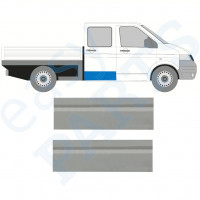 Buiten reparatiepaneel achterste deuren voor VW Transporter T5 2003-2015 / Links = Rechts (symmetrisch) / Dubbele cabine / Set 10265