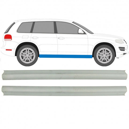 VW TOUAREG 2002-2010 DORPEL REPARATIEPANEEL / RECHTS + LINKS / SET