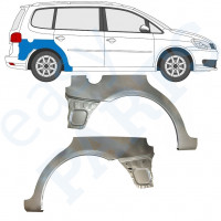 Reparatiepaneel achterspatbord voor VW Touran 2010-2015 / Links + Rechts / Set 10520