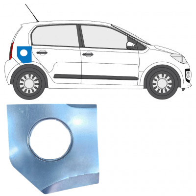 Plaatwerkdeel Benzinedopplaat voor Volkswagen UP! 2011- / Rechts 12763