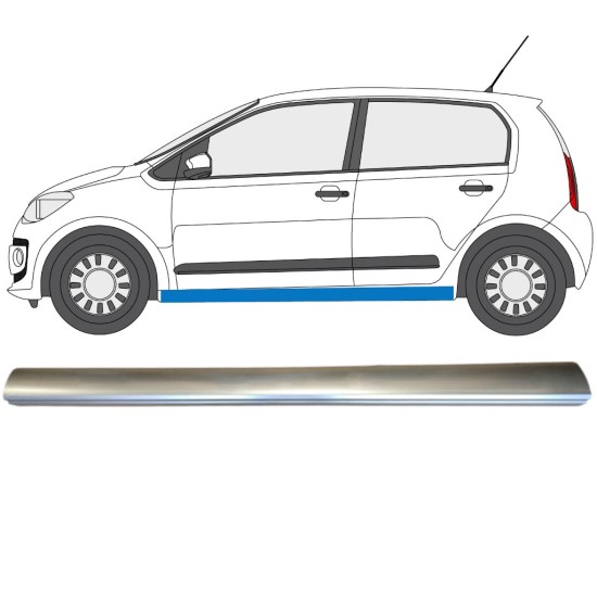 Reparatie dorpel onderste deel voor Volkswagen UP! 2011- / Links 14819 Reparatie dorpel onderste deel voor Volkswagen UP! 2011- / Links 14819