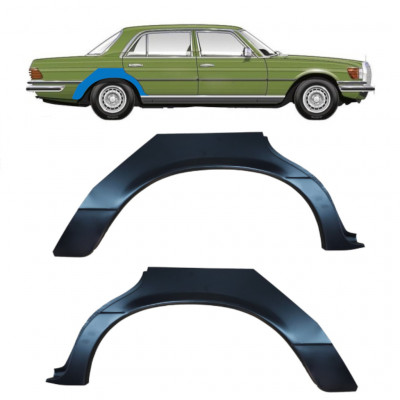 Reparatiepaneel achterspatbord voor Mercedes S-class 1972-1980 / Links + Rechts / Set 9431