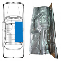 Reparatiepaneel vloer voor Mercedes W123 1975-1985 / Rechts 8968