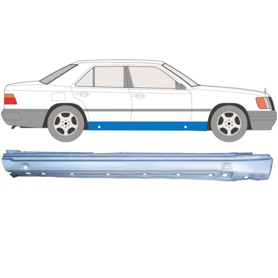 Volledige dorpel voor Mercedes E-Class W124 1984-1996 / Rechts 6363