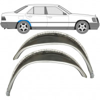 Binnenste reparatiepaneel achter wielkast voor Mercedes W124 1984- / Links + Rechts / Set 9652