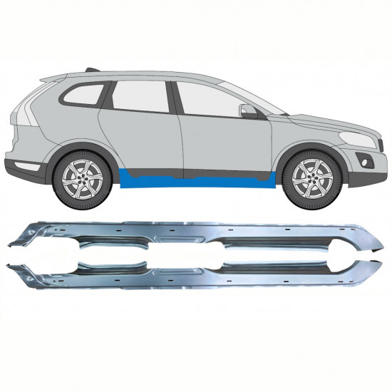 Reparatie dorpel voor Volvo Xc60 2008-2017 / Links + Rechts / Set 10345