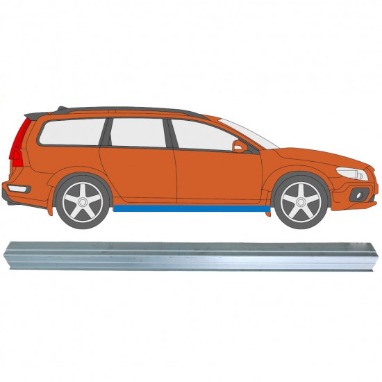 Reparatie dorpel voor Volvo Xc70 2007-2016 / Links = Rechts (symmetrisch) 11486