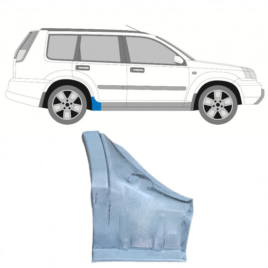 NISSAN X-TRAIL 2001-2007 DORPEL REPARATIEPANEL / RECHTS