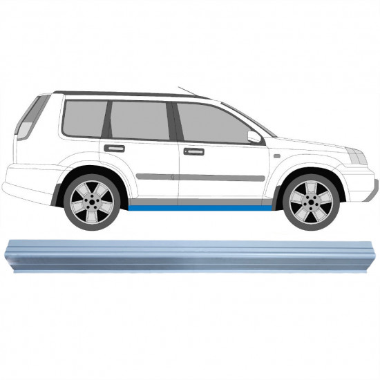 NISSAN X-TRAIL 2001-2007 DORPEL REPARATIEPANEL / RECHTS = LINKS