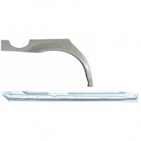 Reparatiepaneel dorpel + achterspatbord voor Jaguar X-Type 2001-2009 / Rechts / Set 12620