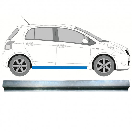 Reparatie dorpel voor Toyota Yaris 2006-2011 / Links = Rechts (symmetrisch) 7991