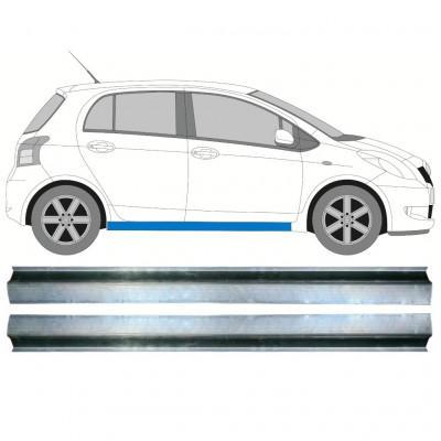 Reparatie dorpel voor Toyota Yaris 2006-2011 / Links = Rechts (symmetrisch) / Set 10016