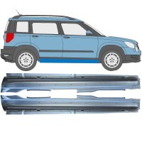 Volledige dorpel voor Skoda Yeti 2009- / Links + Rechts / Set 15977