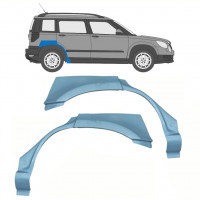 Reparatiepaneel achterspatbord voor Skoda Yeti 2009- / Links + Rechts / Set 10706