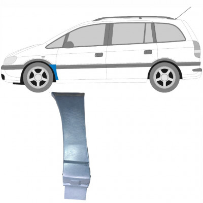 Reparatiepaneel voorspatbord voor Opel Zafira 1999-2005 / Links 6095