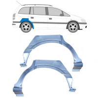 Reparatiepaneel achterspatbord voor Opel Zafira 1999-2005 / Links + Rechts / Set 9403