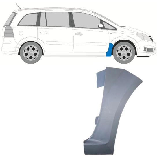 Reparatiepaneel voorspatbord voor Opel Zafira B 2005-2012 / Rechts 16850