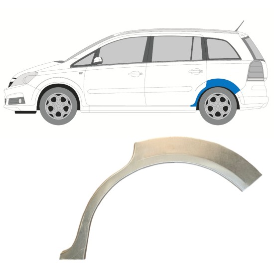 Reparatiepaneel achterspatbord