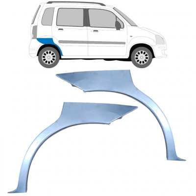 Reparatiepaneel achterspatbord voor Opel Agila 2001-2008 / Links + Rechts / Set 10094