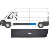 Achterste sierlijst zijlijst met lichtgat voor Fiat Ducato 2006- / Links 6549