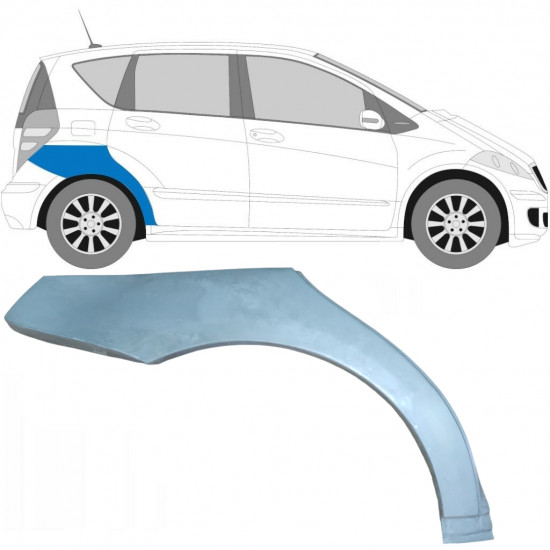 MERCEDES A-CLASS 2004-2012 WIELKAST REPARATIE PANEEL / RECHTS