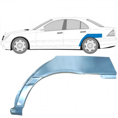 Reparatiepaneel achterspatbord voor Mercedes C-class 2000-2007 / Links 5908