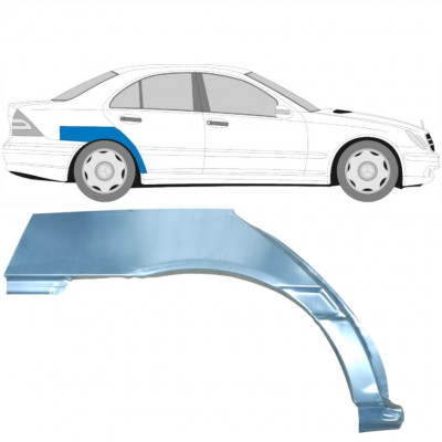 Reparatiepaneel achterspatbord voor Mercedes C-class 2000-2007 / Rechts 5906