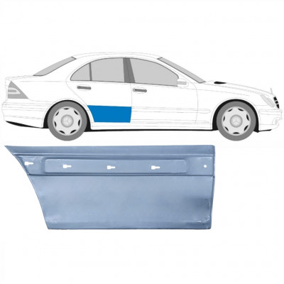 Hoge reparatie paneel achterste deuren voor Mercedes C-class 2000-2007 / Rechts 5899