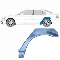 Kleine reparatiepaneel achterste spatbord voor BMW E46 3 1998-2005 / Links 6201