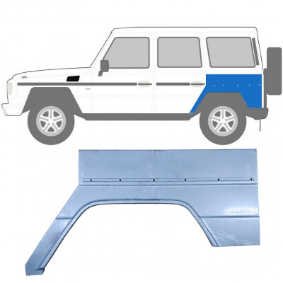 MERCEDES G CLASS 1979- ACHTERSPATBORD REPARATIEPANEEL / LINKS